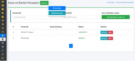 Kasa ve Banka Hesapları